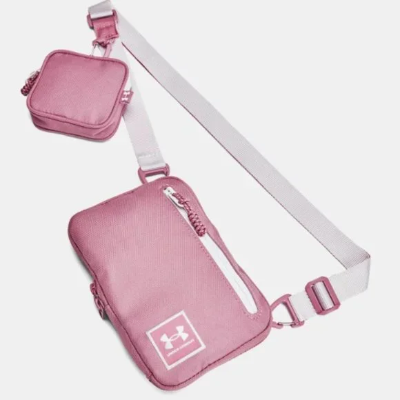 UA Loudon Crossbody Small Pink and White - Picture 1 of 10